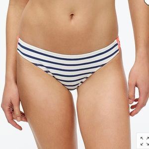 NWT! J. Crew Crisscross Surf Hipster Bikini Bottom in textured stripe Sz 2X/20